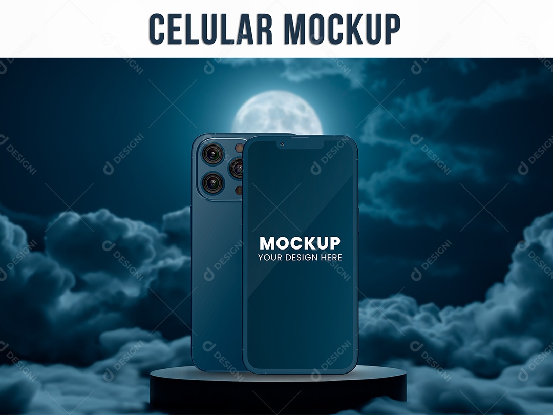 Mockup De Celular PSD Editável