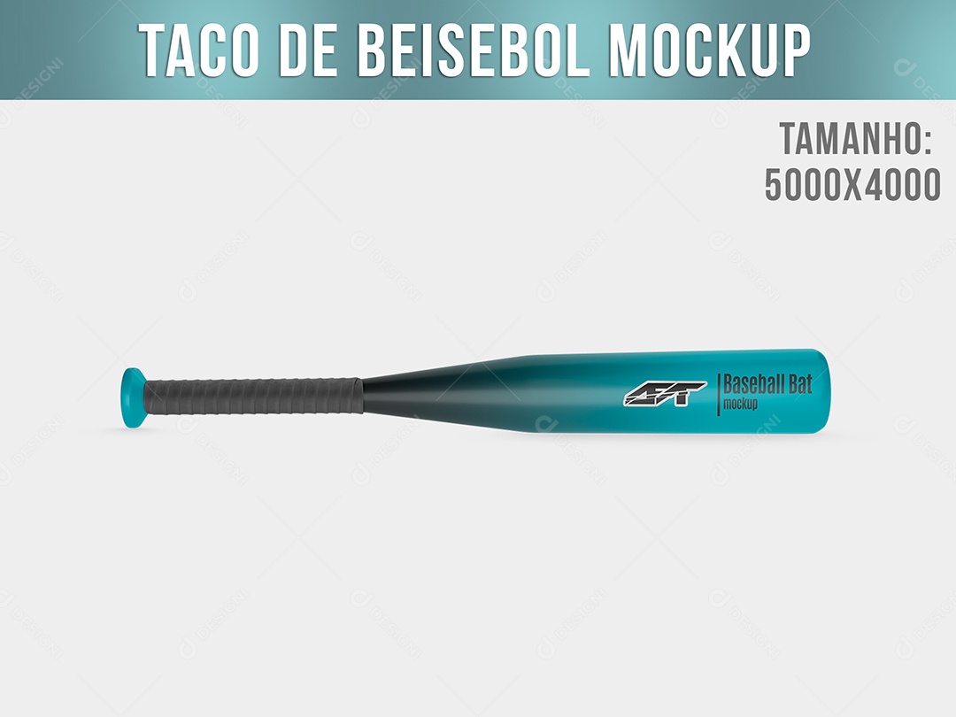 Mockup De Taco De Beisebebol PSD Editável