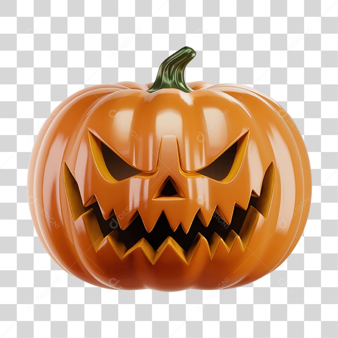 Abóbora de Halloween PNG Transparente