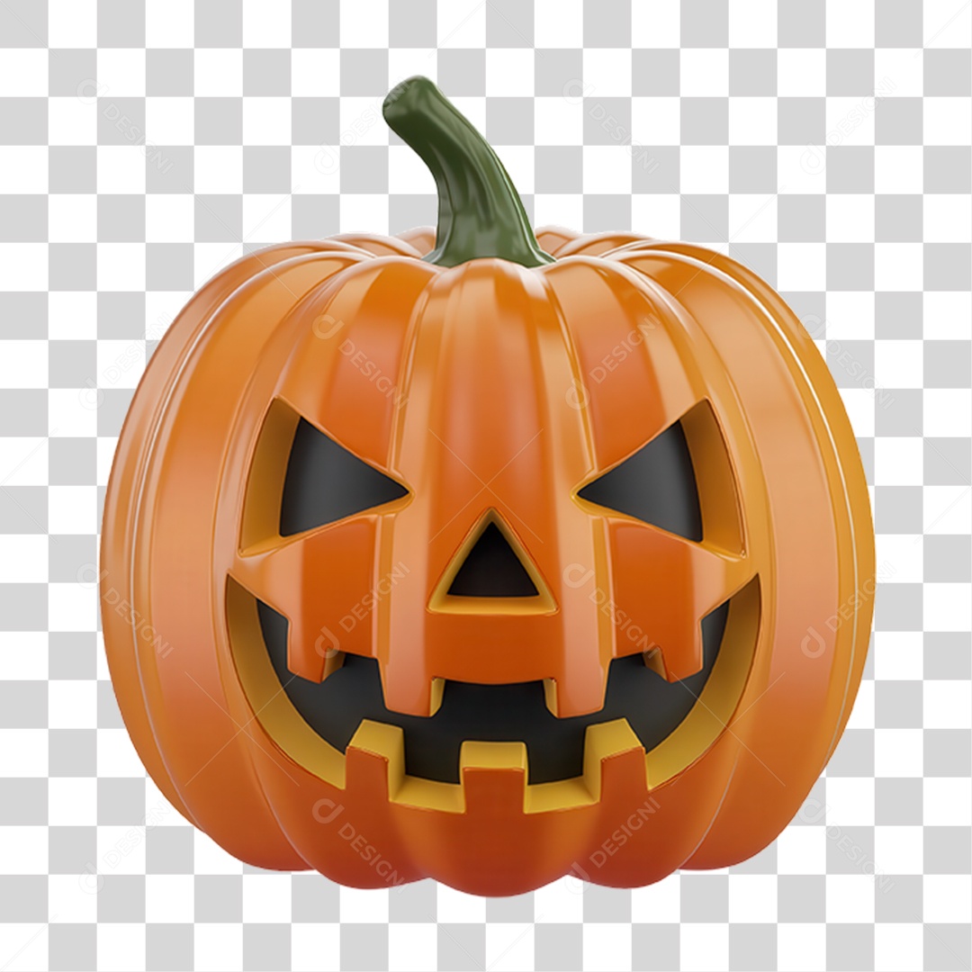 Abóbora de Halloween PNG Transparente