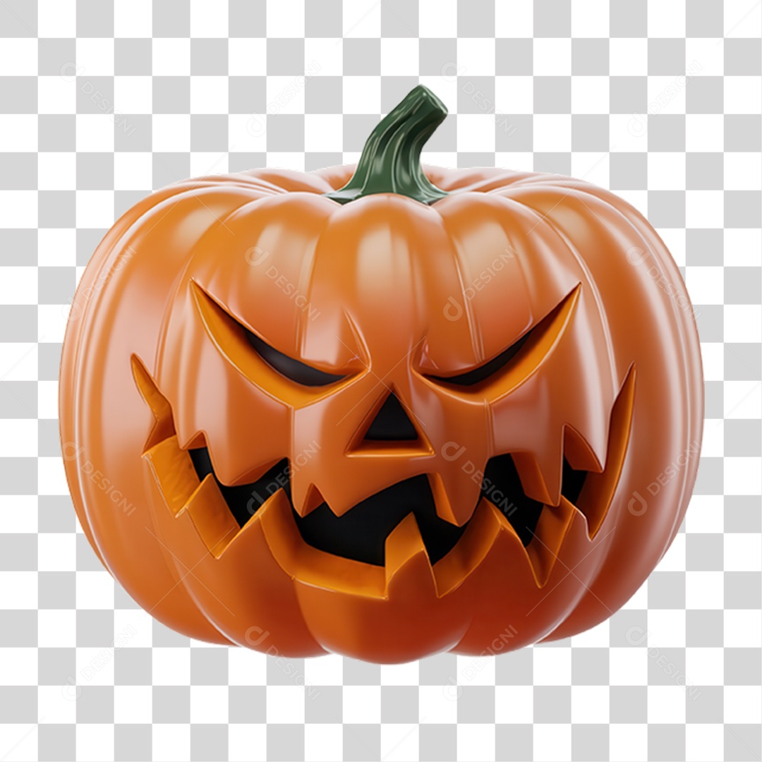Abóbora de Halloween PNG Transparente