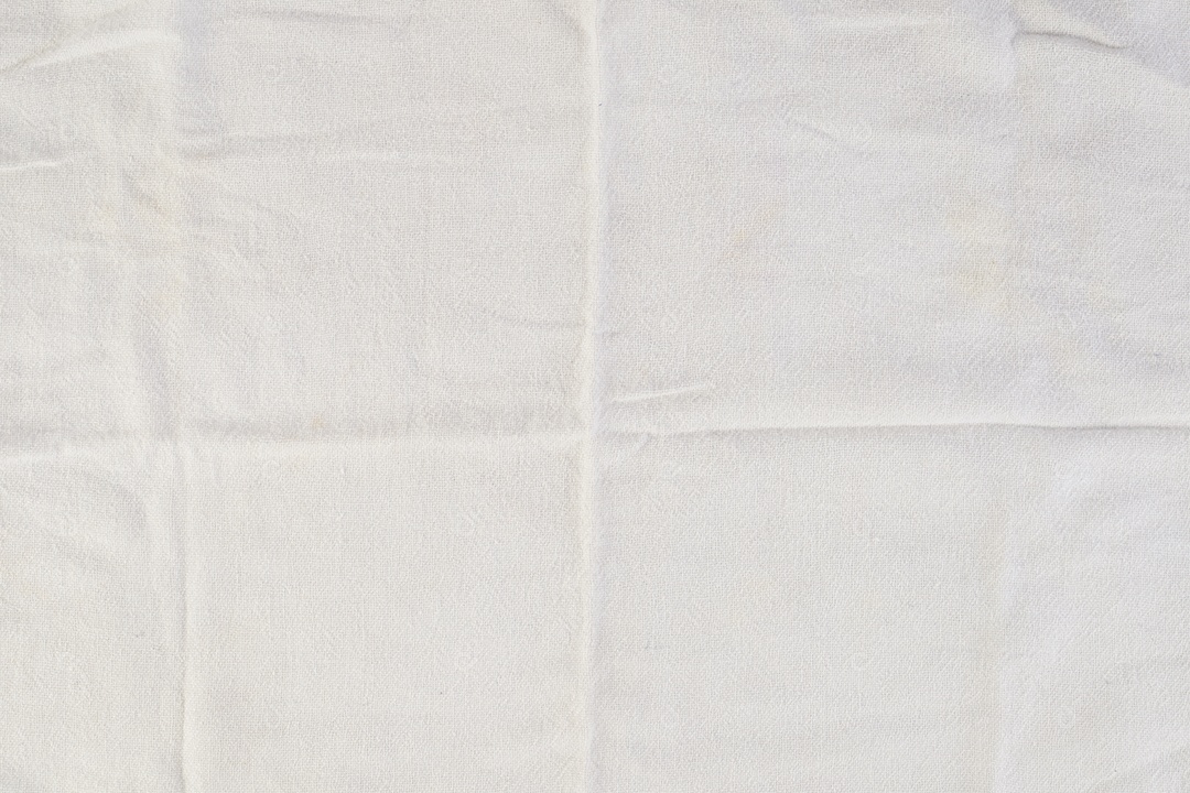 Pano branco amassado
