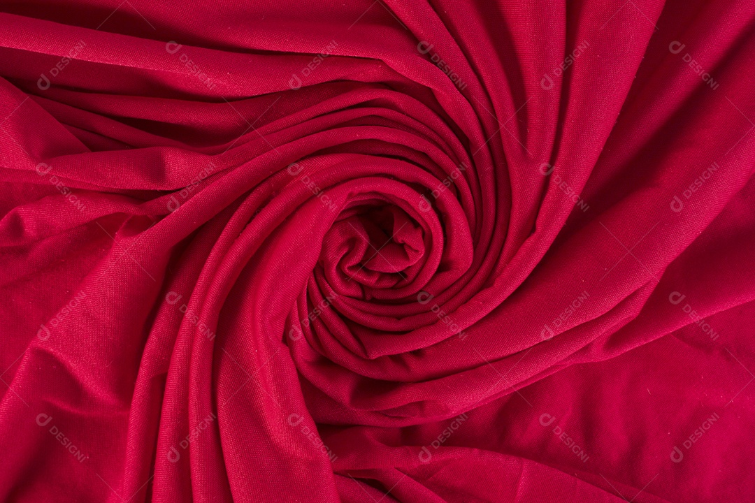 Textura de fundo de um tecido vermelho