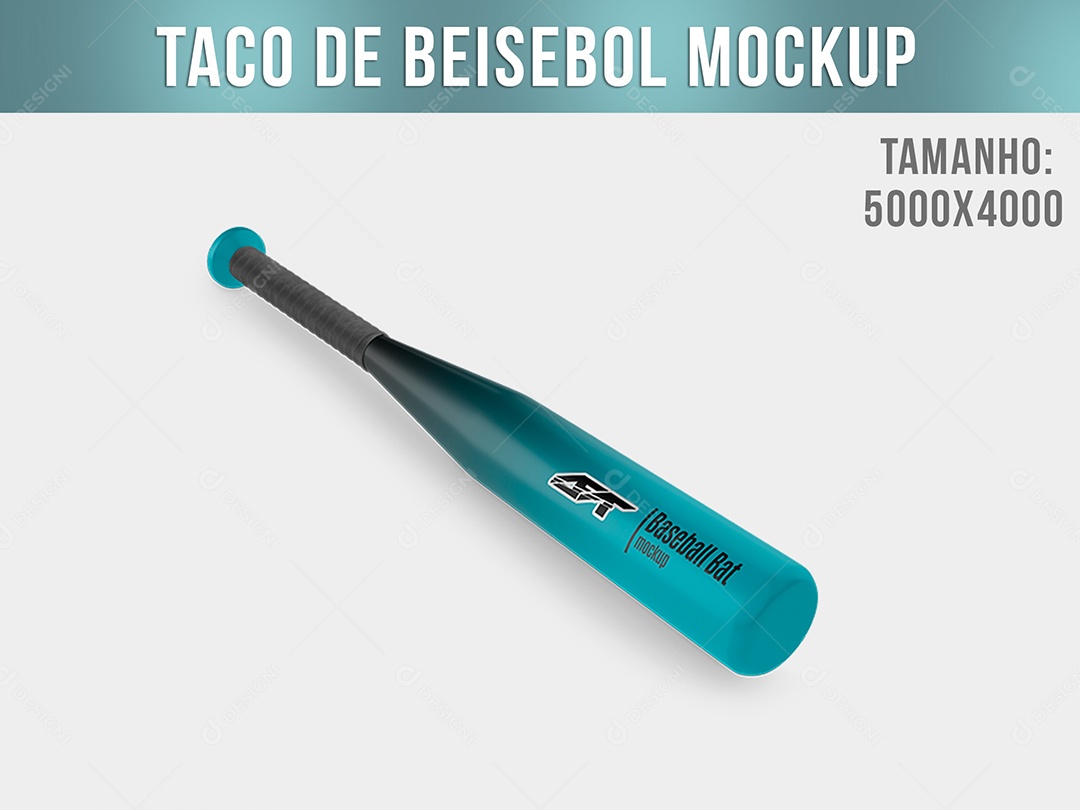 Mockup De Taco De Beisebebol PSD Editável