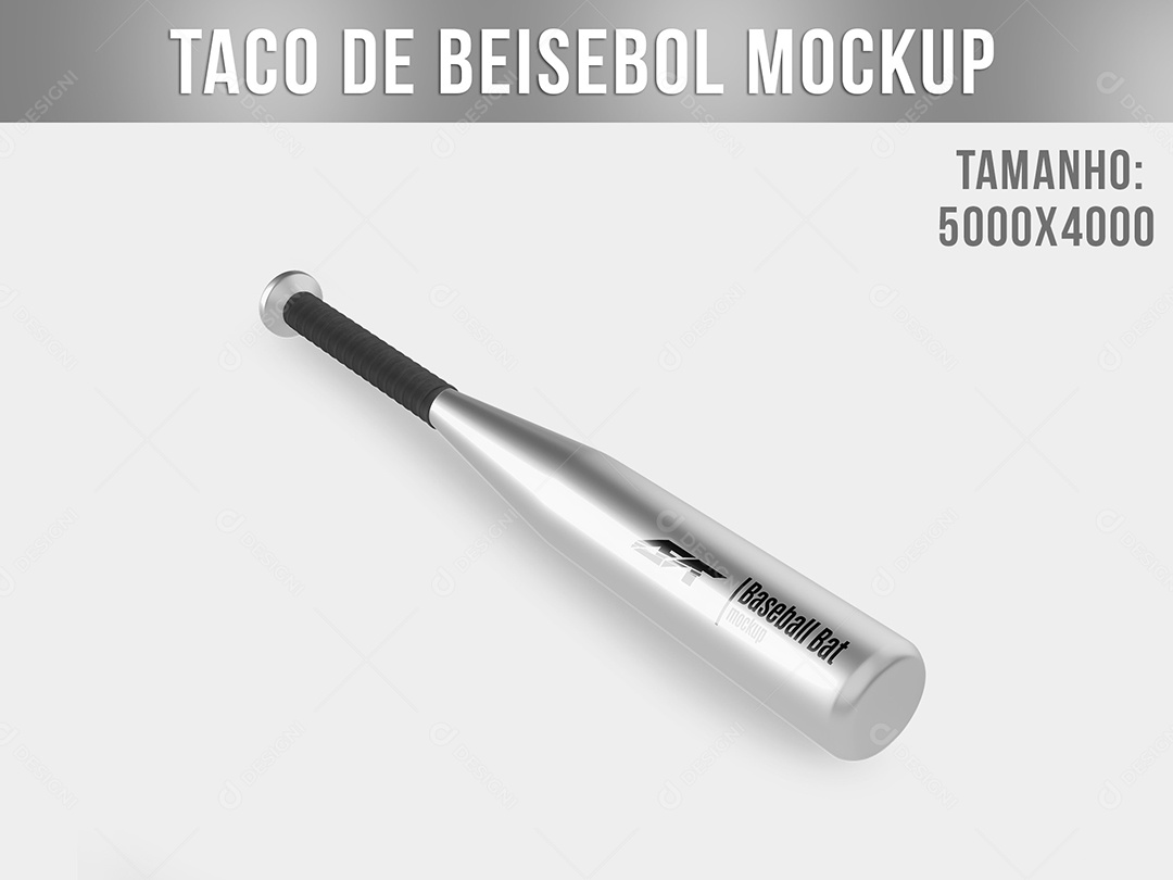 Mockup De Taco De Beisebebol PSD Editável