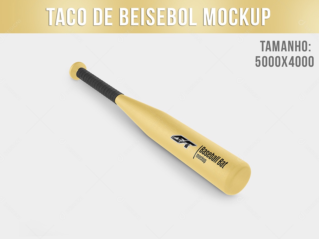 Mockup De Taco De Beisebebol PSD Editável