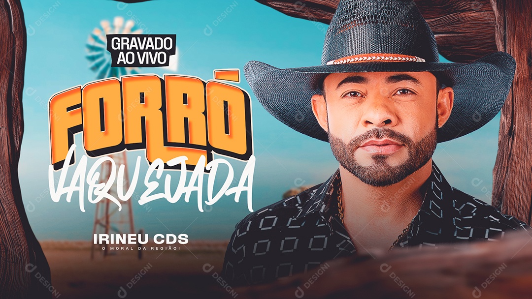 Banner Flyer Forró Vaquejada Social Media PSD Editável