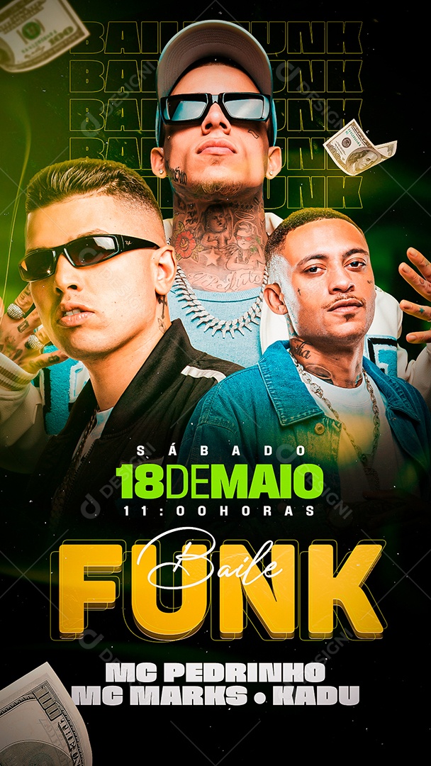 Story Flyer 18 May Funk Social Media PSD Editable