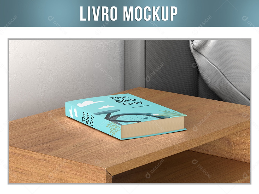 Livro Mockup Na Mesa PSD
