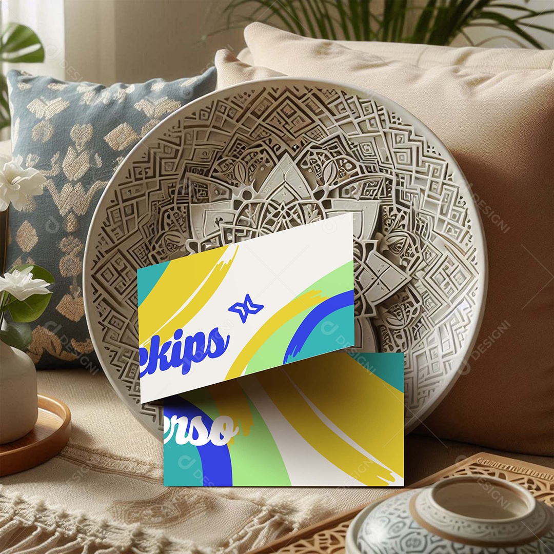 Modelo de Cartão de Visita PSD Editável