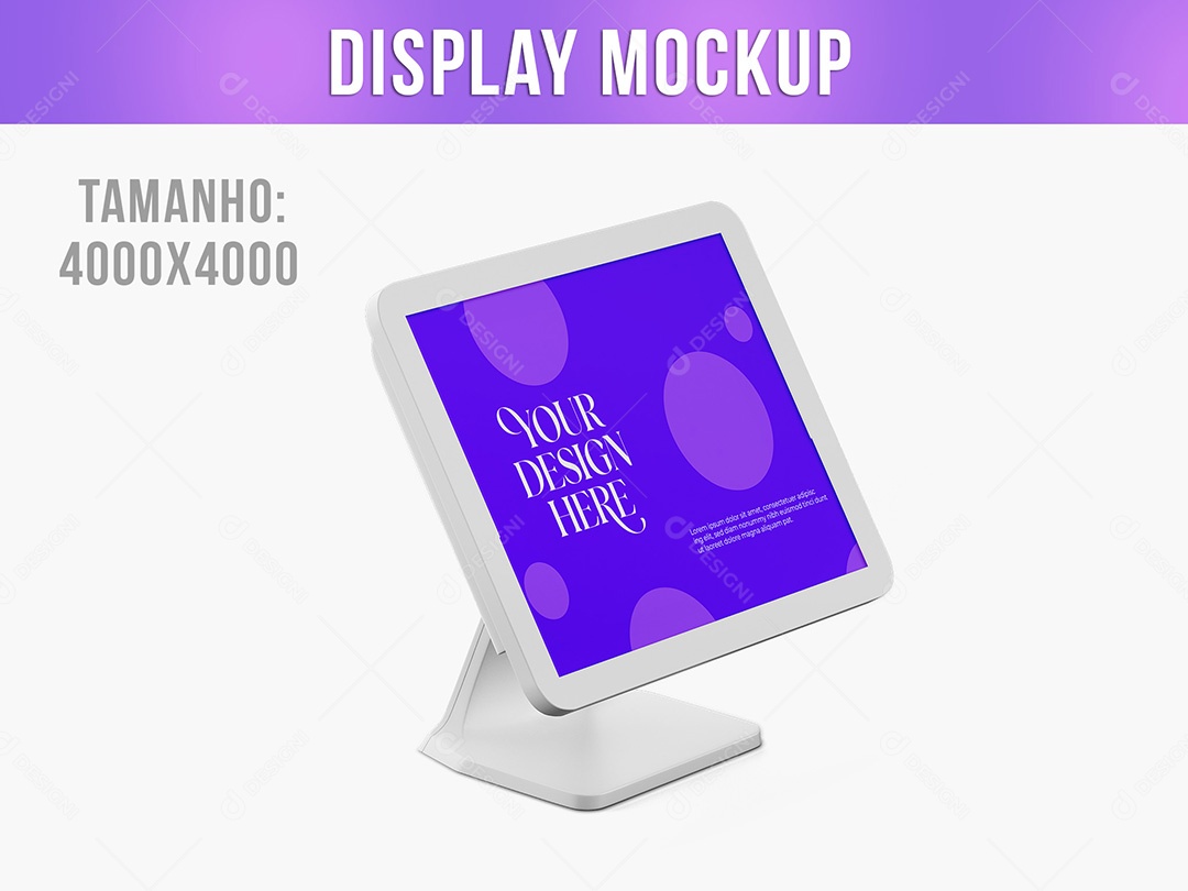 Display Mockup PSD Editável