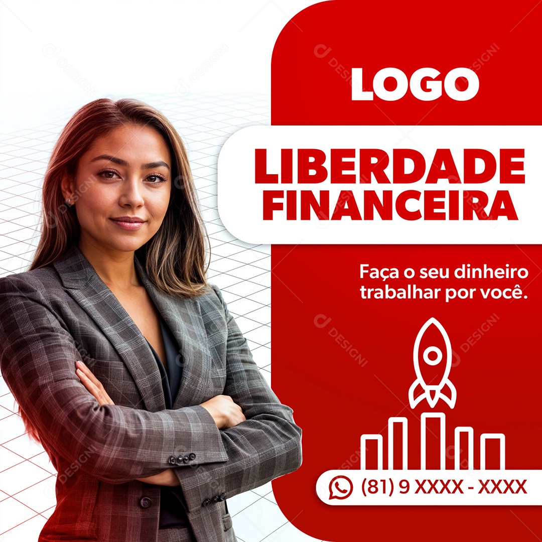 Soluções Financeiras Emprestimo Social Media PSD Editável
