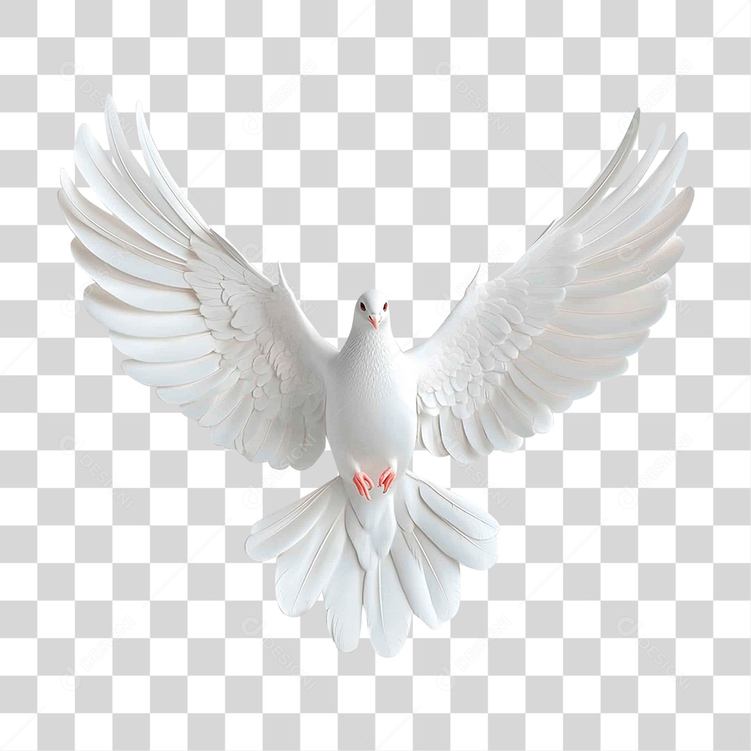 Pomba Branca Símbolo da Paz Igreja PNG Transparente
