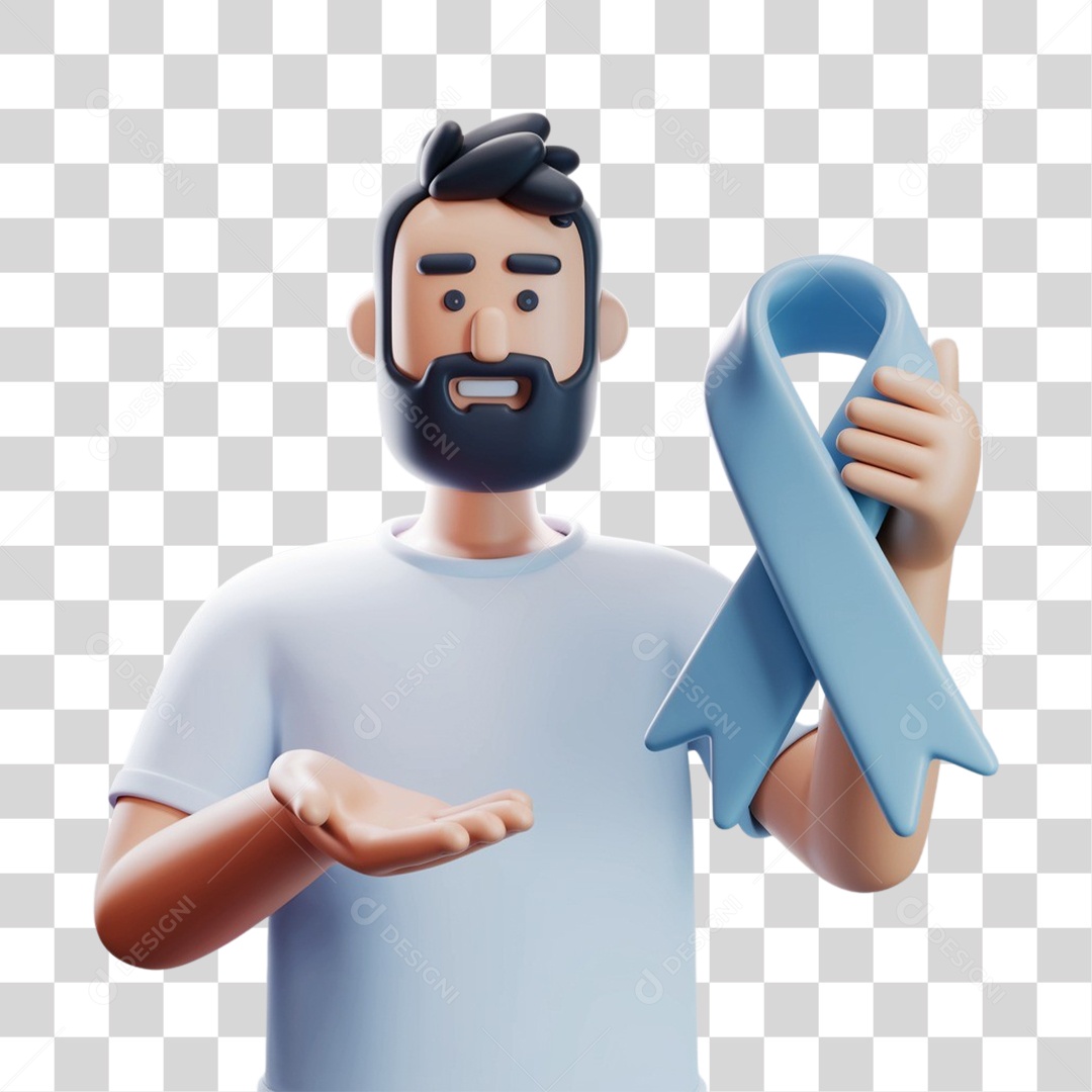 Homens Novembro Azul PNG Transparente