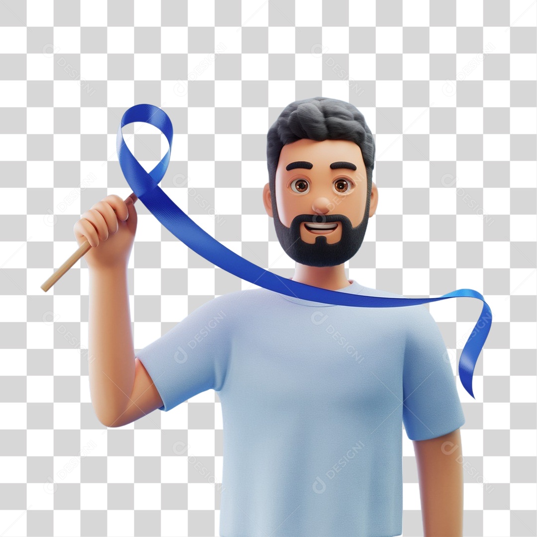 Homens Novembro Azul PNG Transparente
