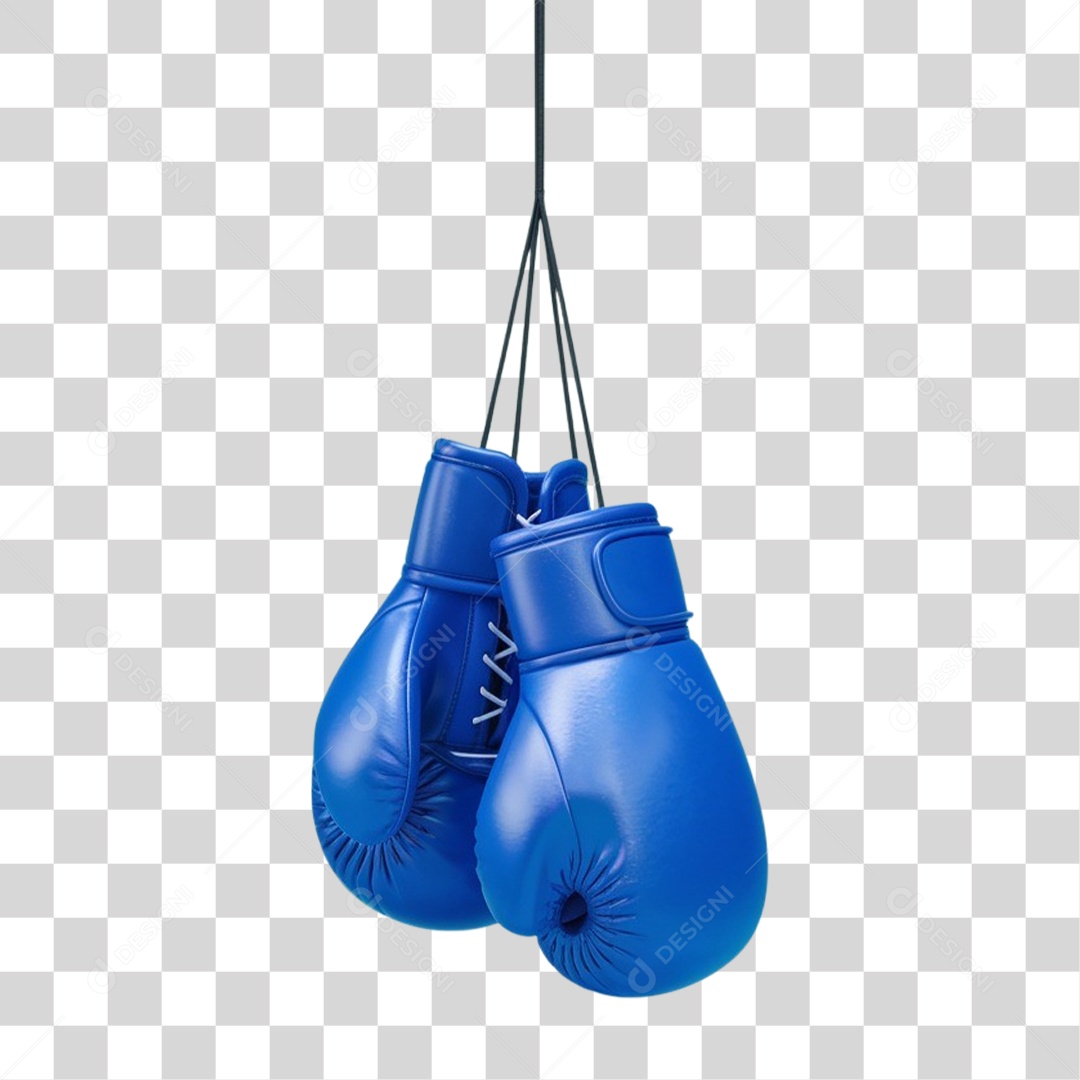 Elementos Novembro Azul Luva de Boxe PNG Transparente