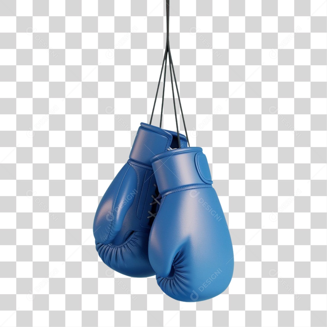 Elementos Novembro Azul Luva de Boxe PNG Transparente