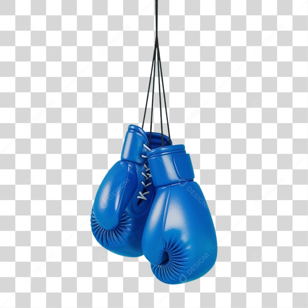 Elementos Novembro Azul Luva de Boxe PNG Transparente