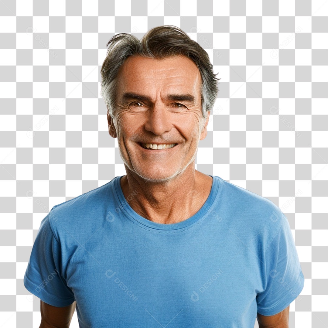 Homens Novembro Azul PNG Transparente