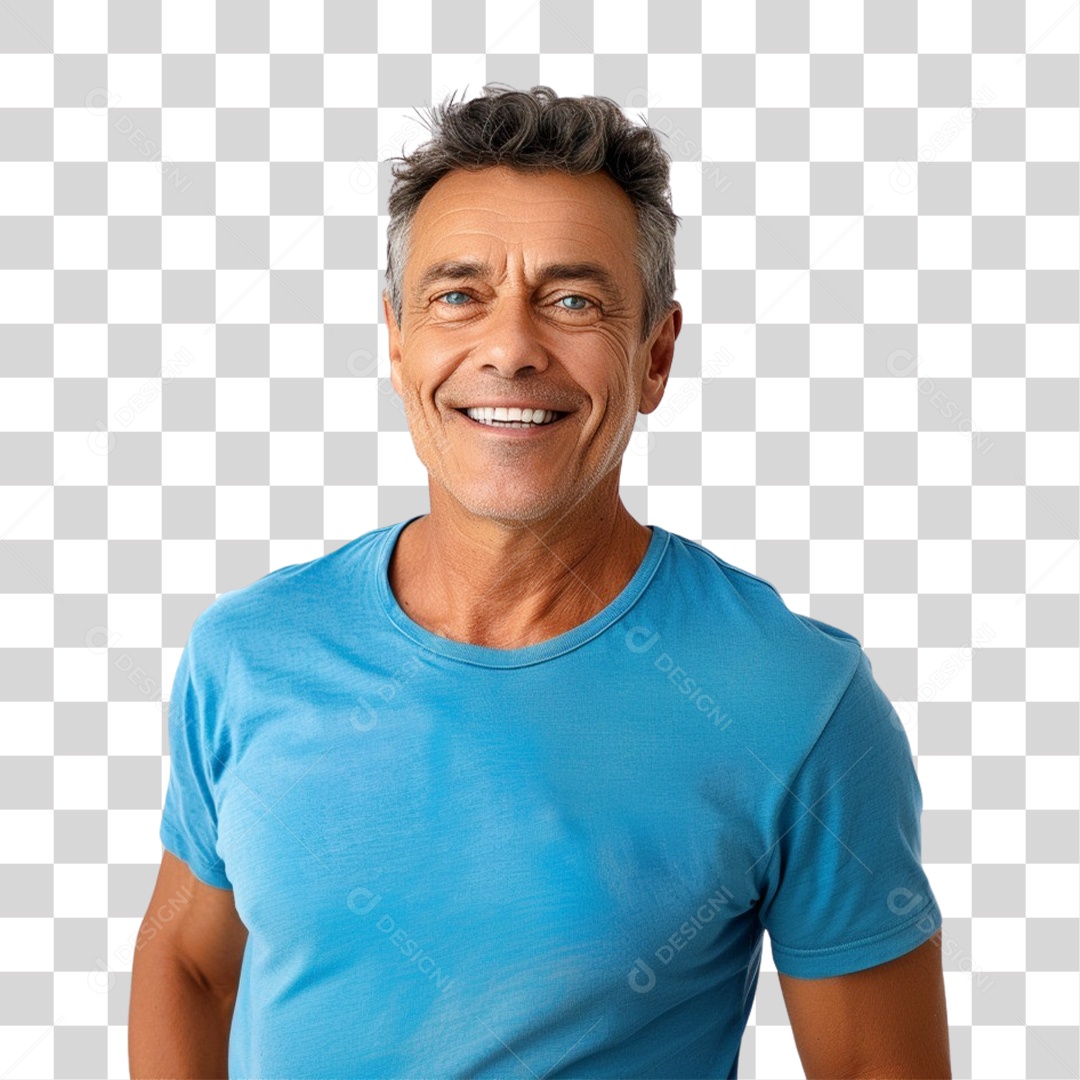 Homens Novembro Azul PNG Transparente