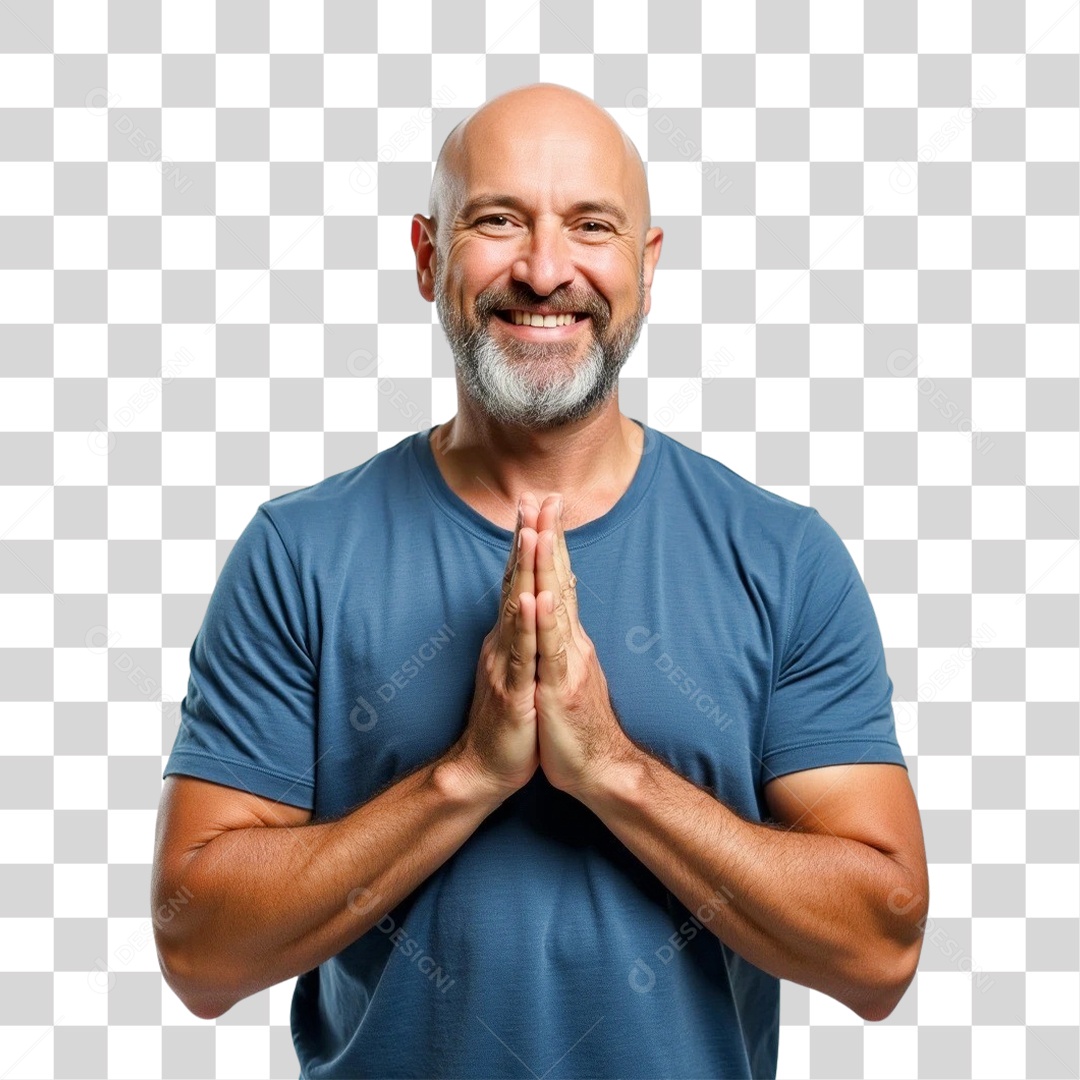 Homens Novembro Azul PNG Transparente