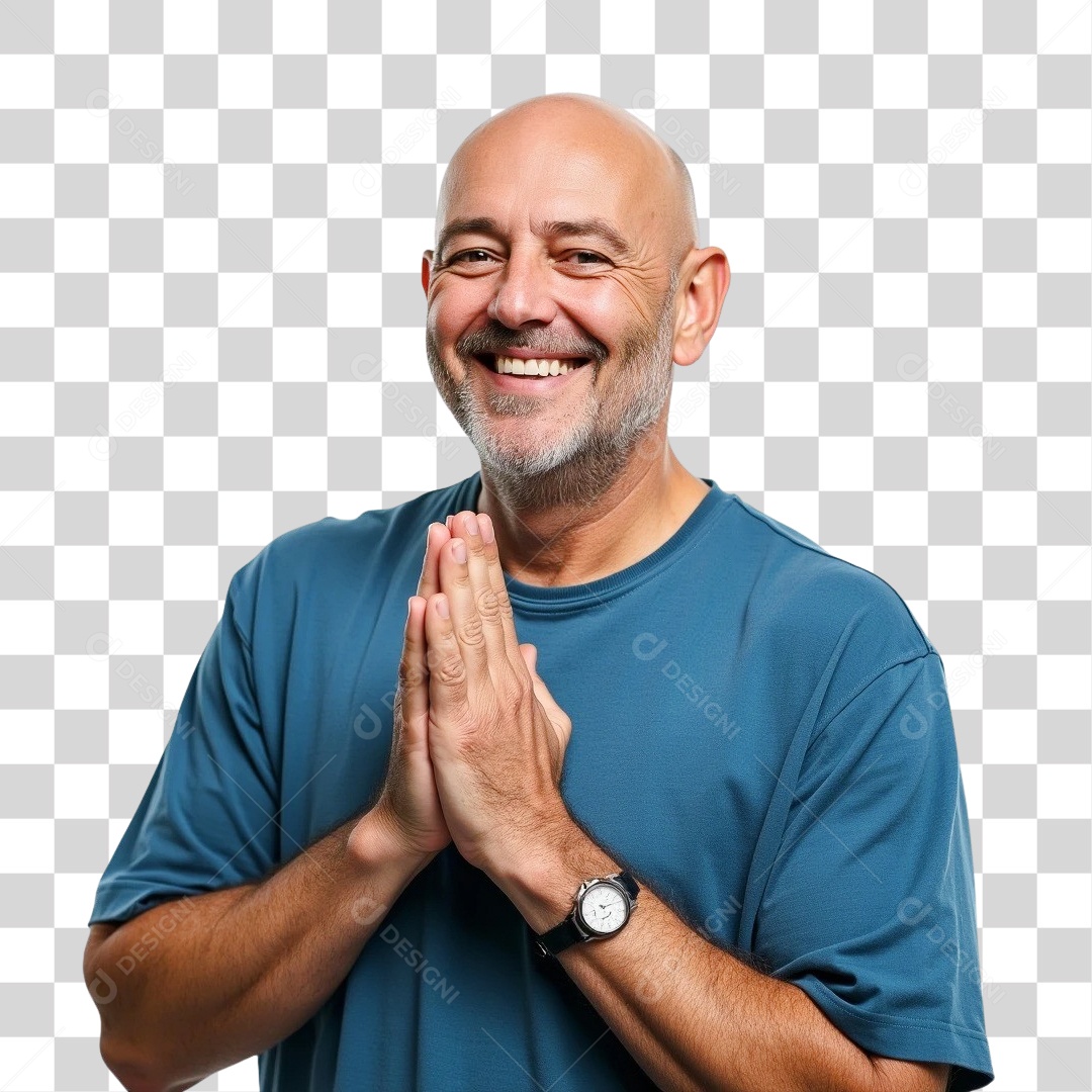 Homens Novembro Azul PNG Transparente