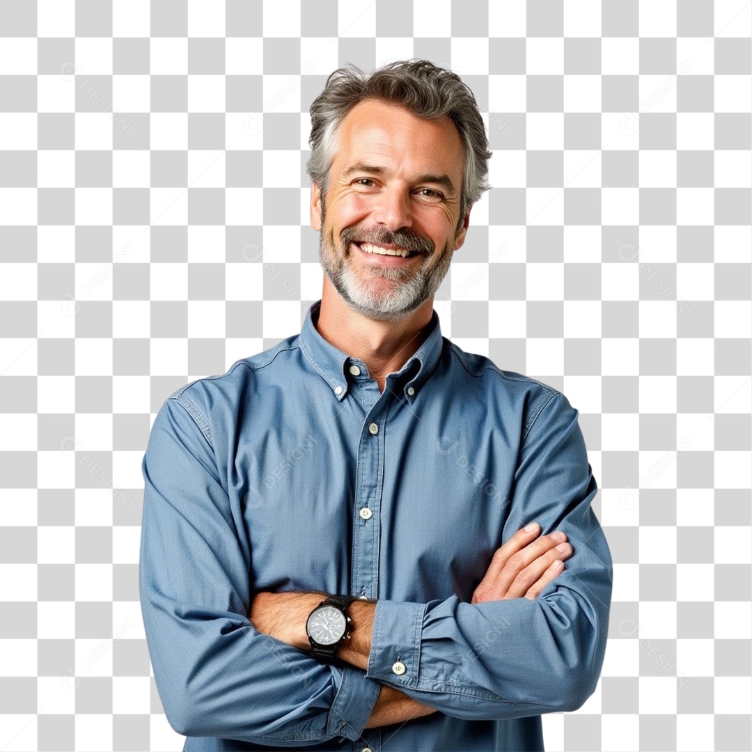 Homens Novembro Azul PNG Transparente