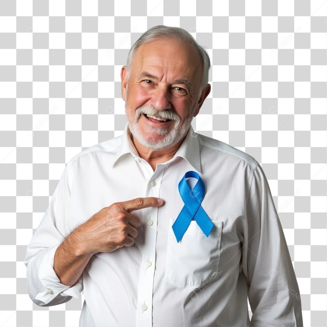 Homens Novembro Azul PNG Transparente