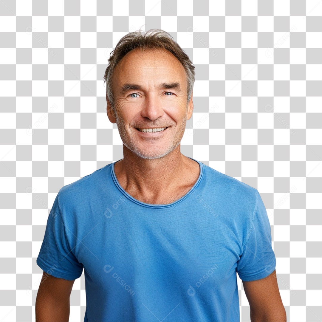 Homens Novembro Azul PNG Transparente