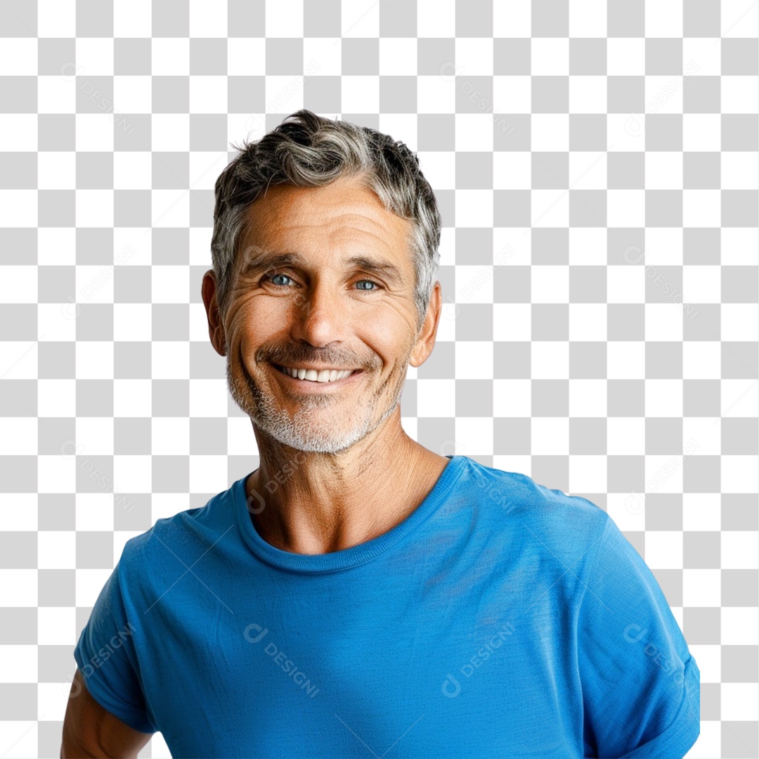 Homens Novembro Azul PNG Transparente