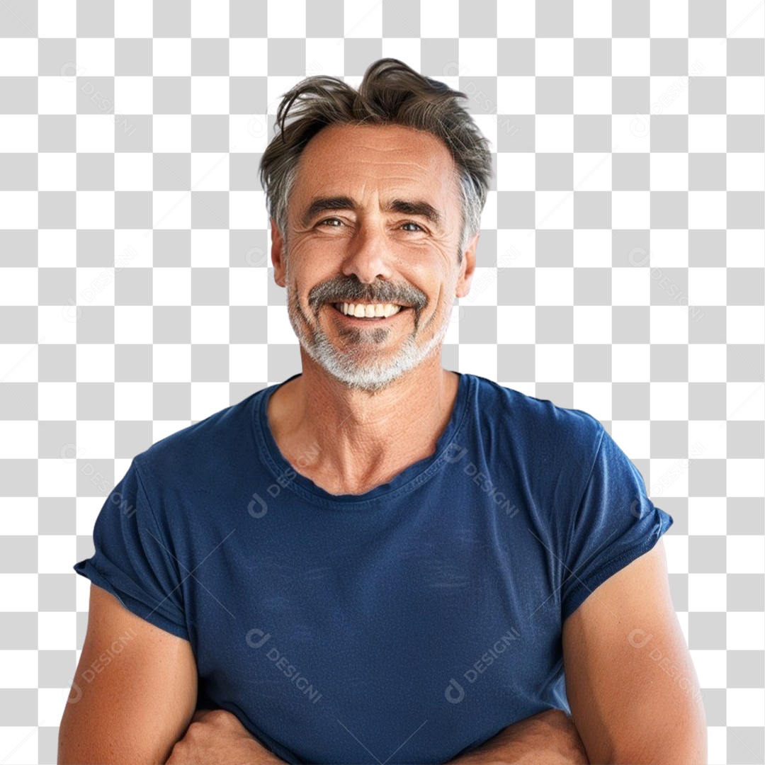 Homens Novembro Azul PNG Transparente