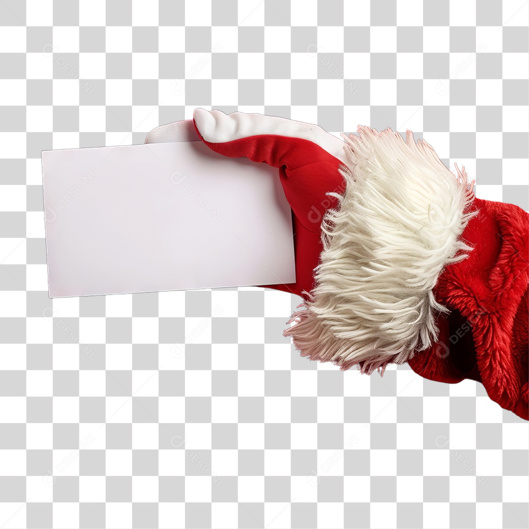 Mãos Segurando Cartão Branco PNG Transparente