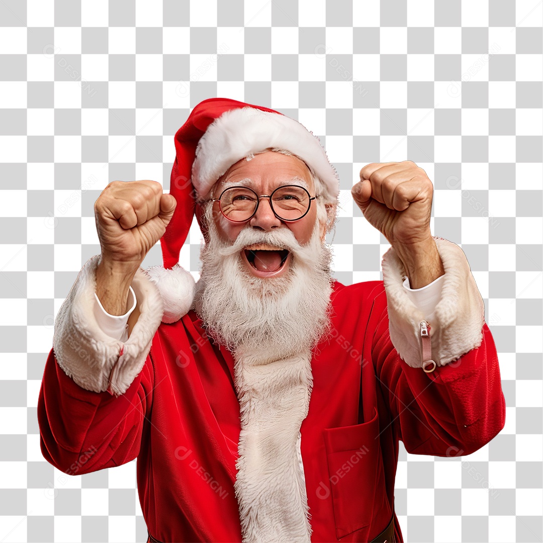 Personagem Papai Noel PNG Transparente