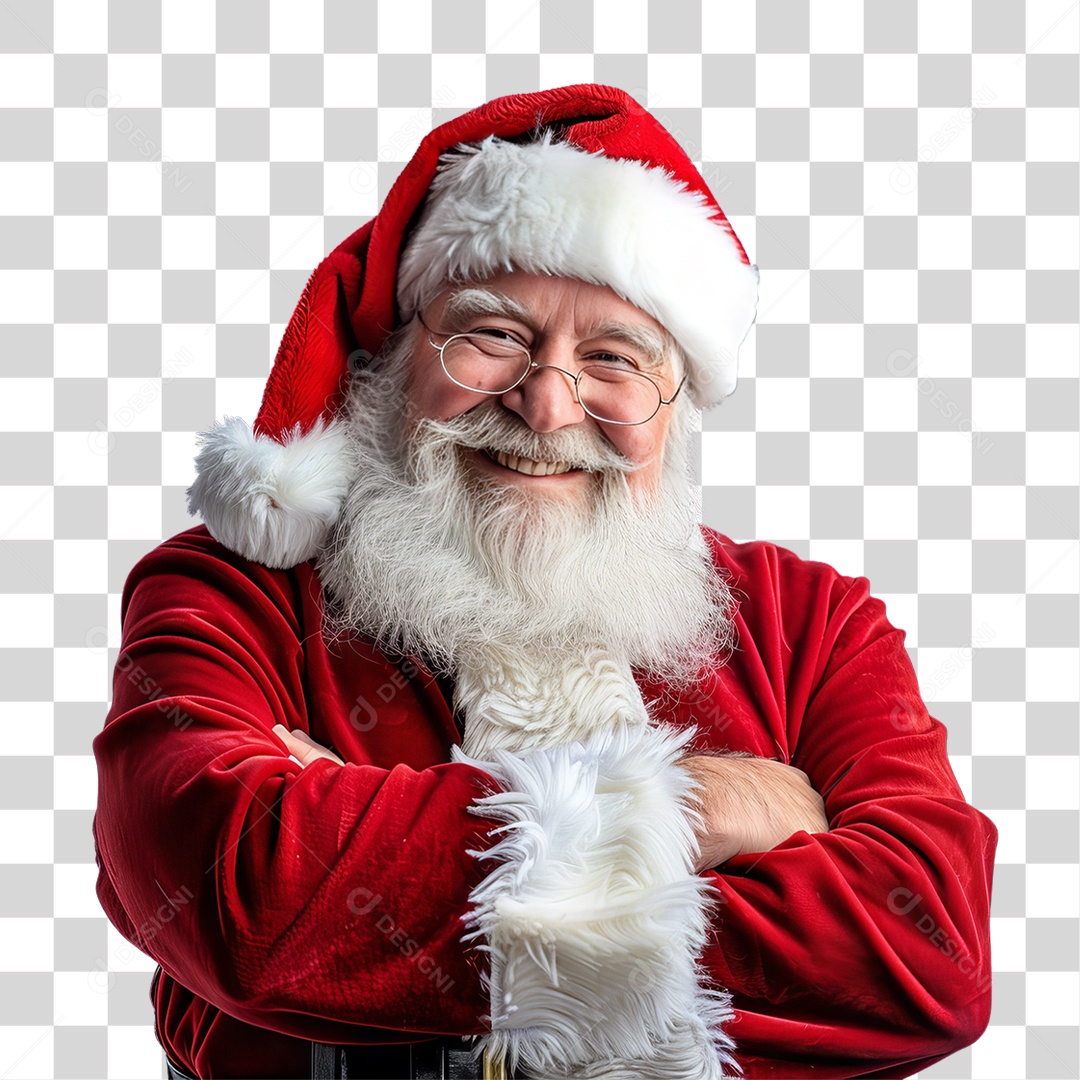 Personagem Papai Noel PNG Transparente
