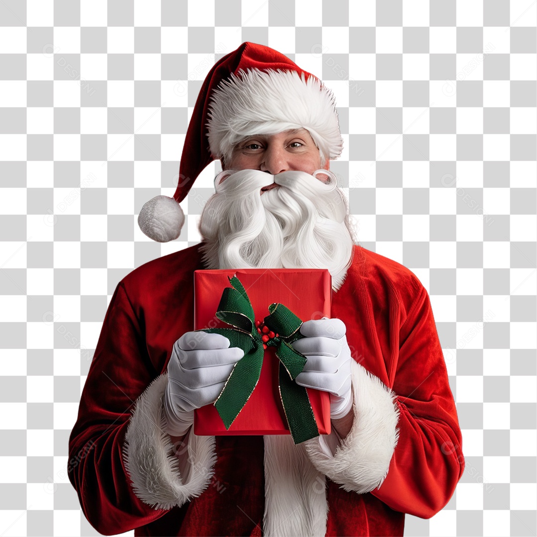 Personagem Papai Noel PNG Transparente