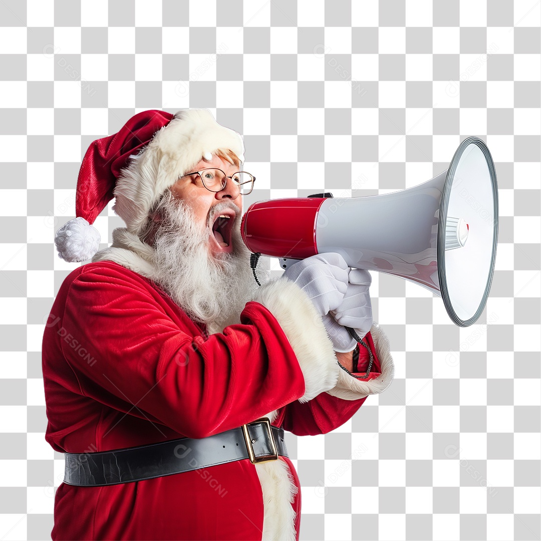 Personagem Papai Noel PNG Transparente