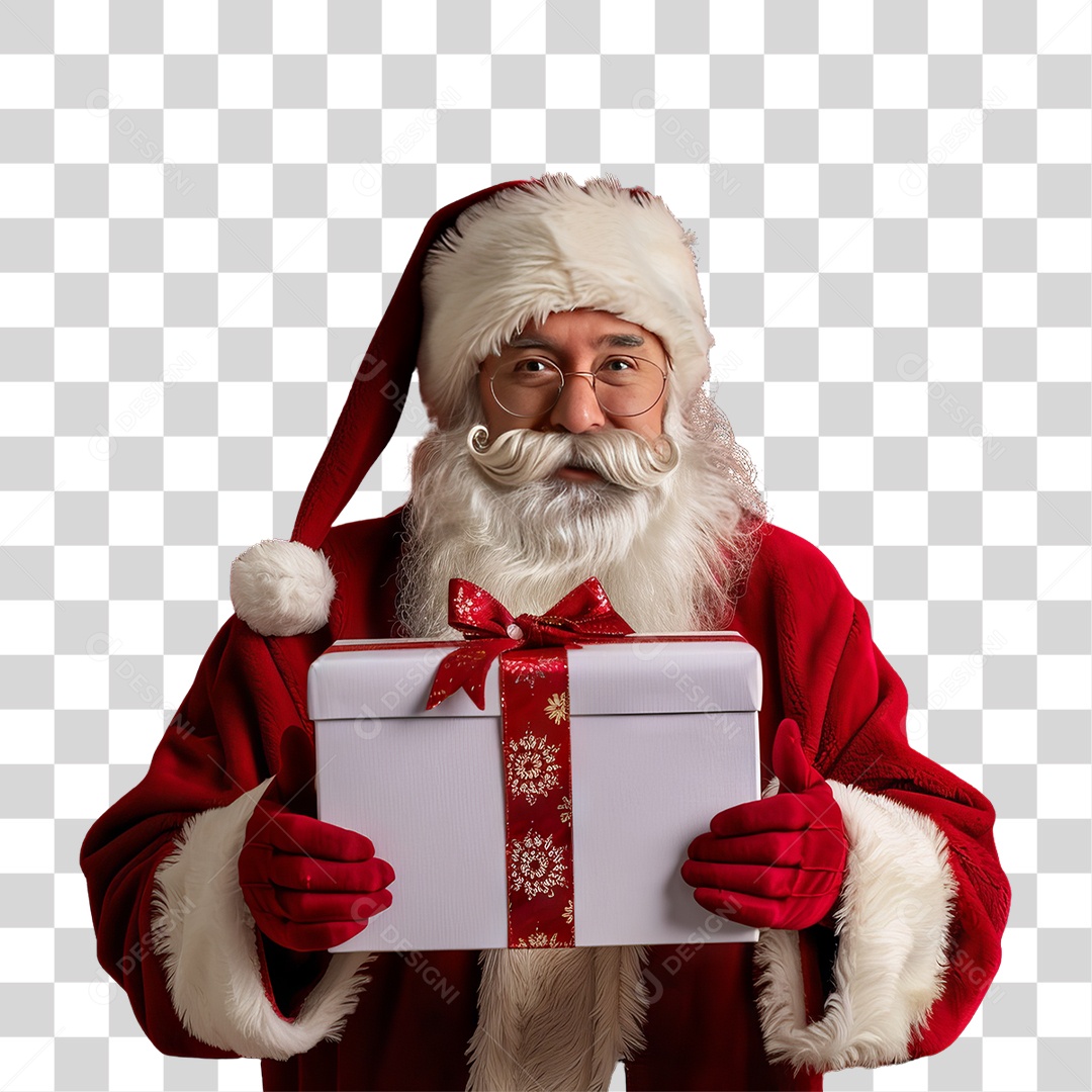 Personagem Papai Noel PNG Transparente
