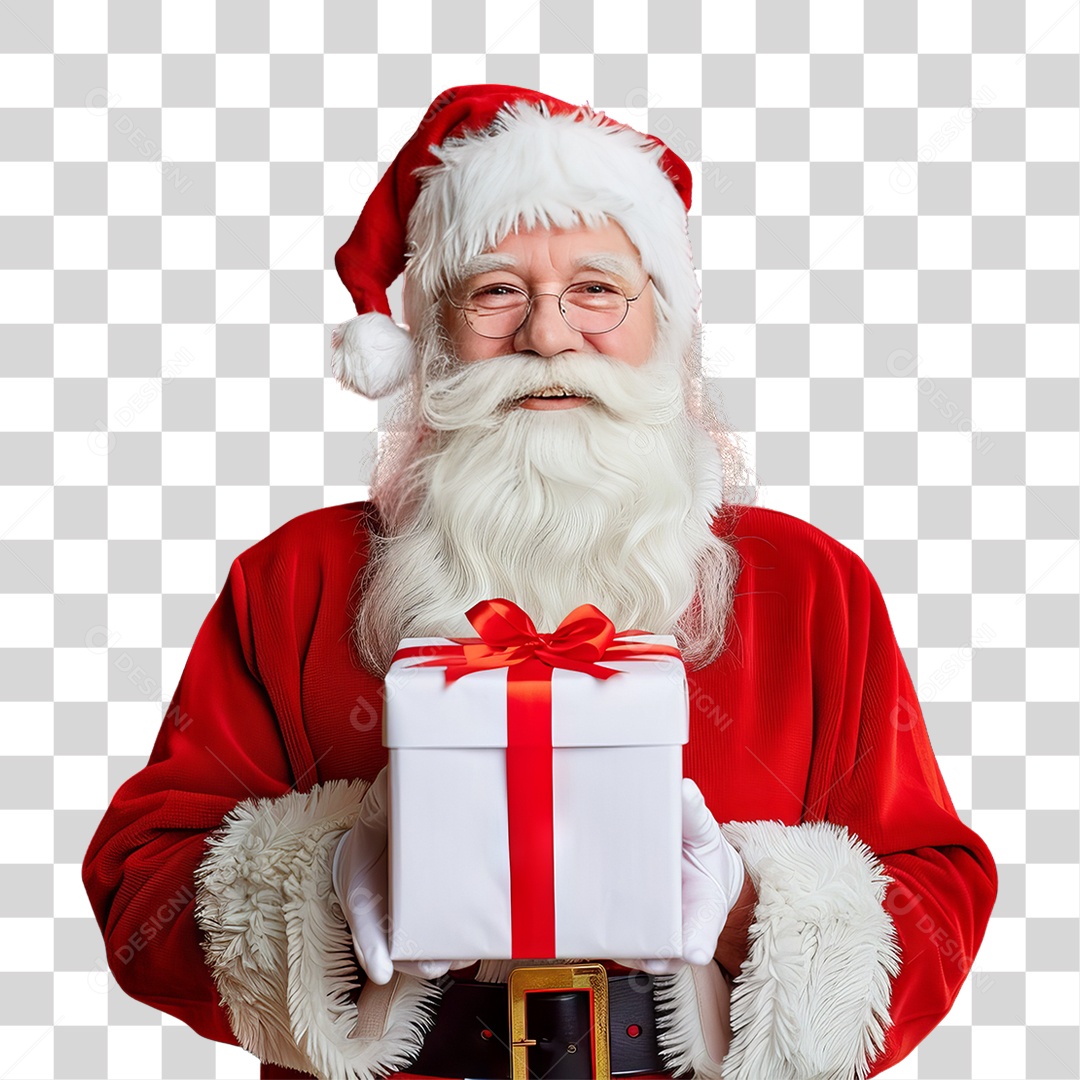 Personagem Papai Noel PNG Transparente