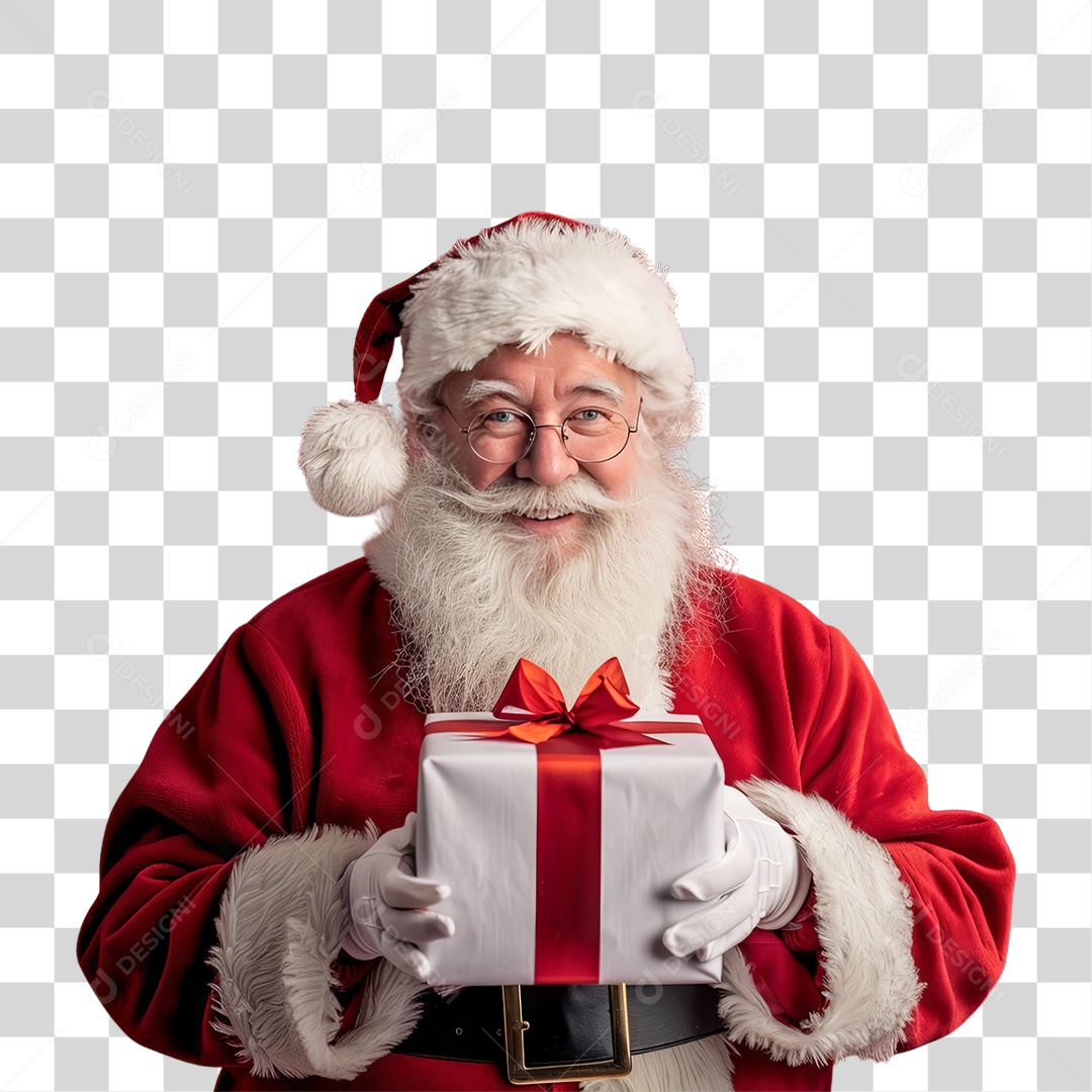 Personagem Papai Noel PNG Transparente