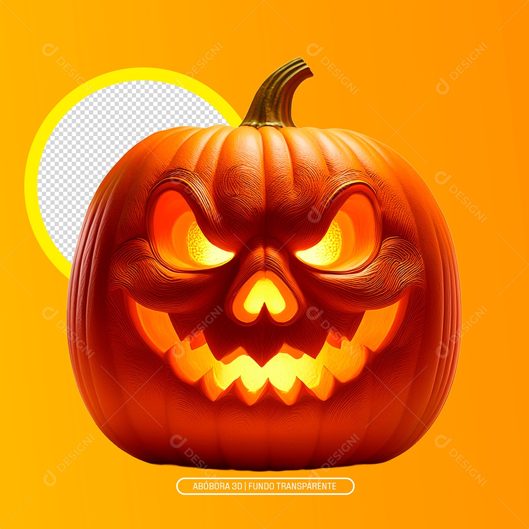 Halloween Scarf 3D Element For PSD Composition