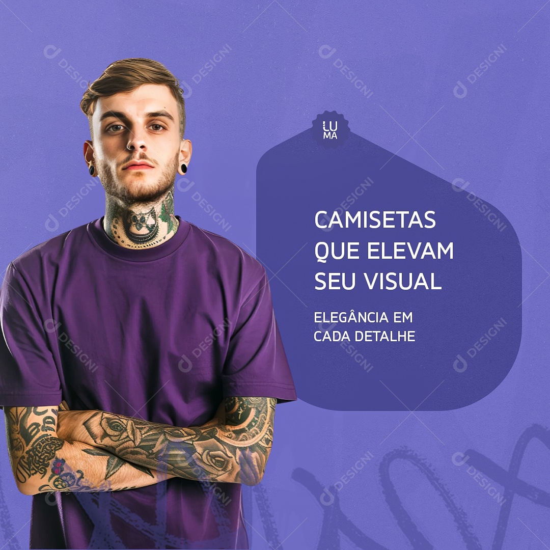 Lojas Roupas Elevam Seu Visual Social Media PSD Editável