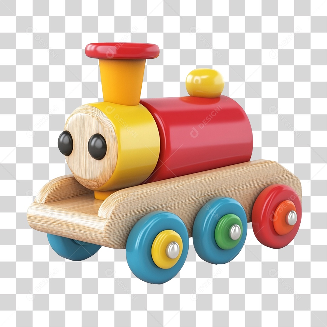 Trenzinho de Brinquedo PNG Transparente