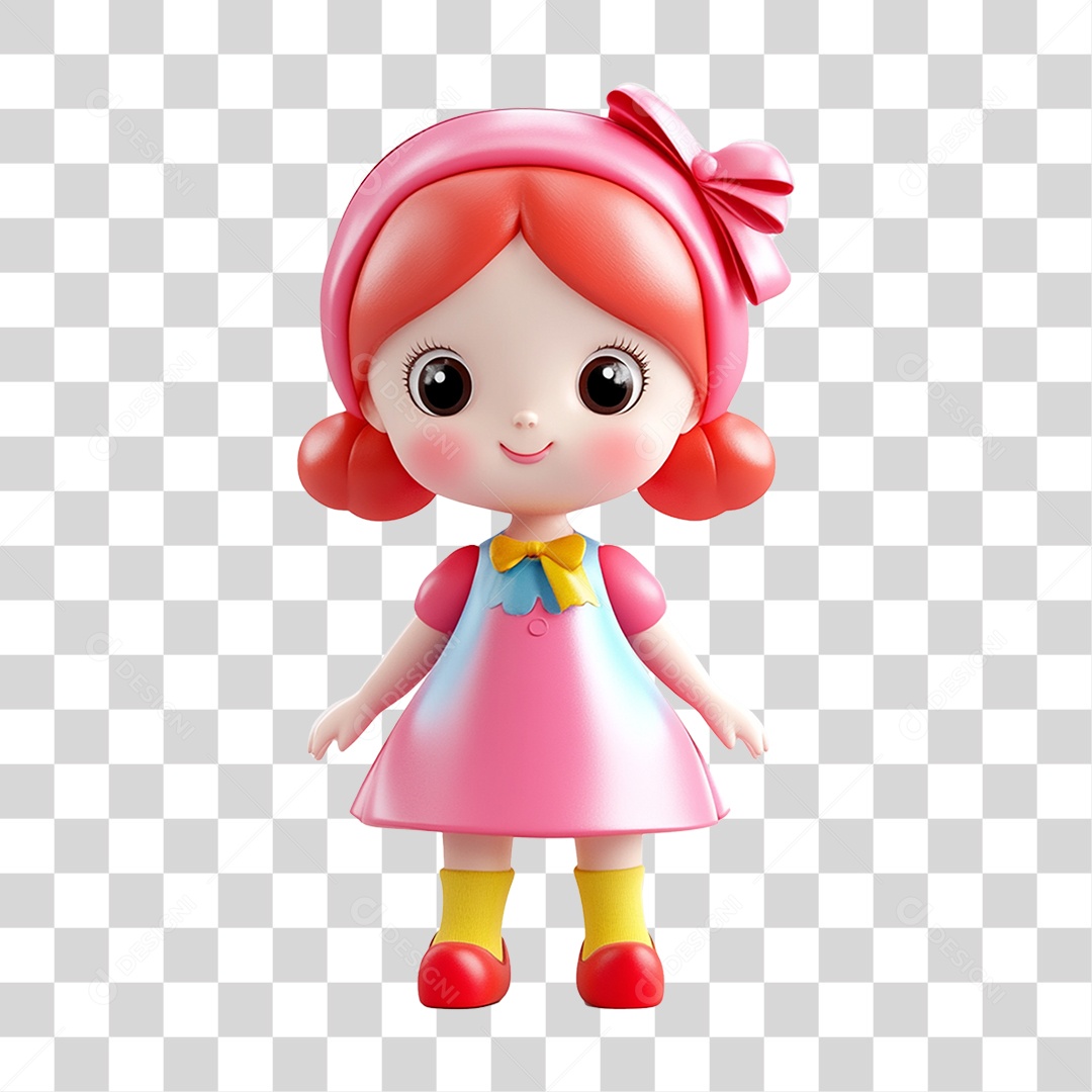 Boneca Brinquedo PNG Transparente
