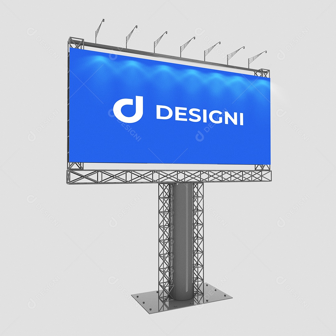 Mockup de Outdoor para Publicidade PSD Editável