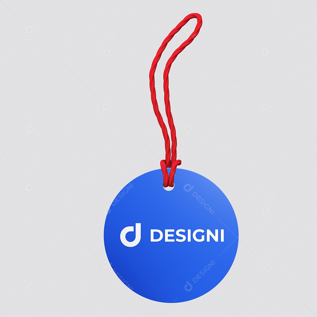 Mockup Tag de Produto PSD Editável