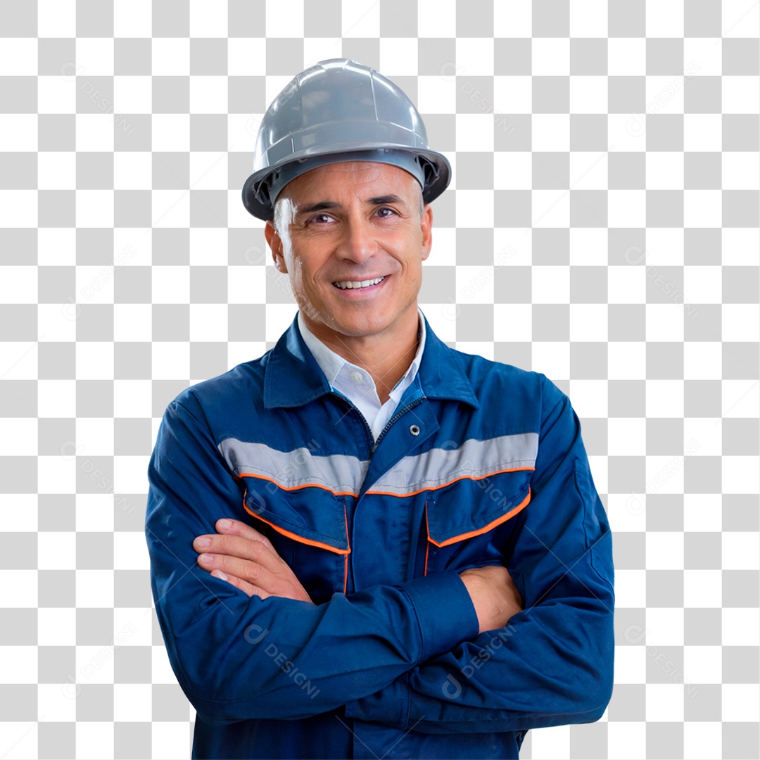 Homem Mecânico Oficina PNG Transparente