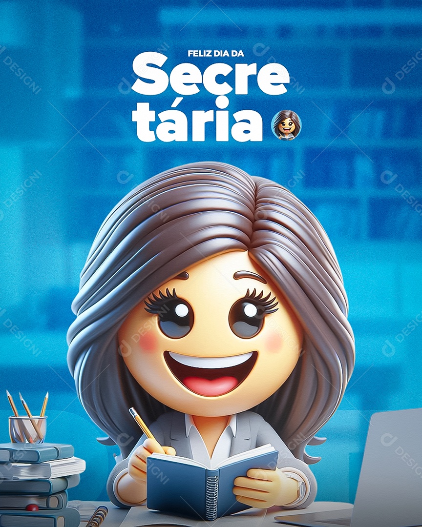 Dia Da Secretária 30 de Setembro Social Media PSD Editável