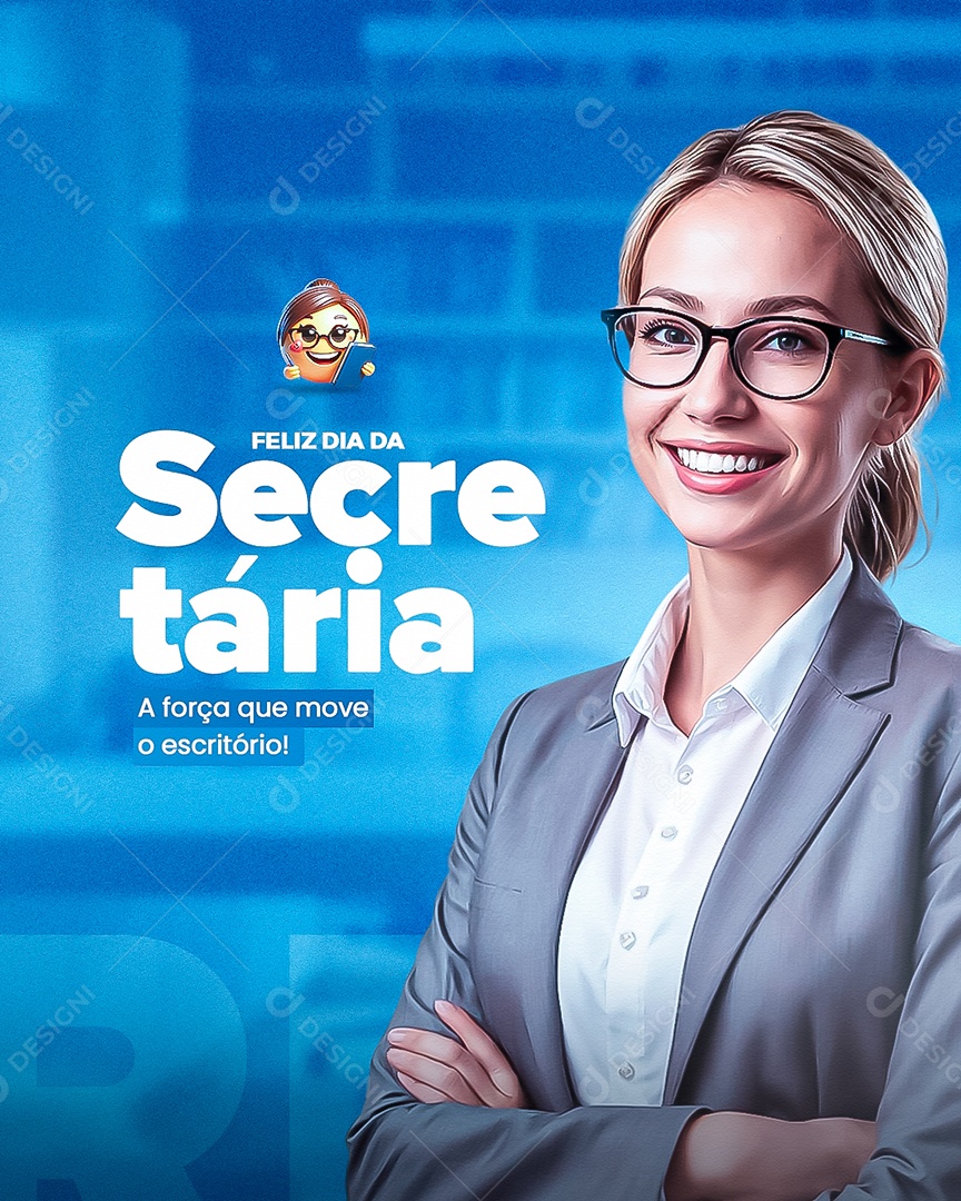 Dia Da Secretária 30 de Setembro Social Media PSD Editável