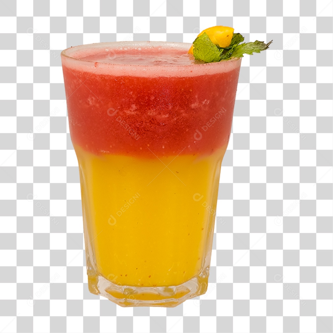 Bebida Drink em Taça PNG Transparente