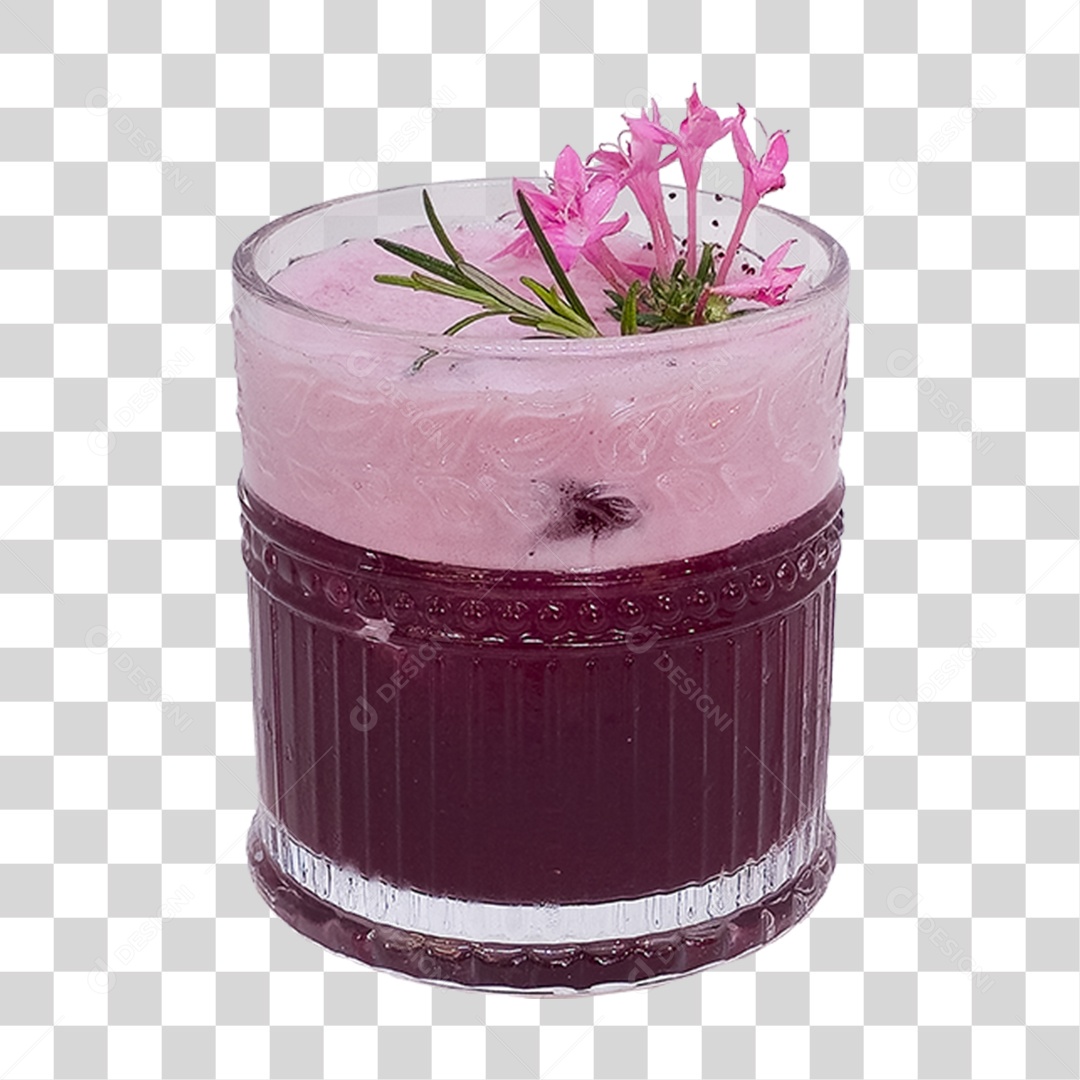 Bebida Drink em Taça PNG Transparente